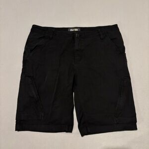 DU/ER Duer Cargo Shorts Mens 36 Black Live Lite Adventure Outdoor Hiking Casual